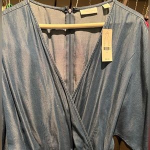 NY&Co denim jumpsuit with belt